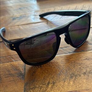 Oakley Black Sunglasses with Reflective Lenses